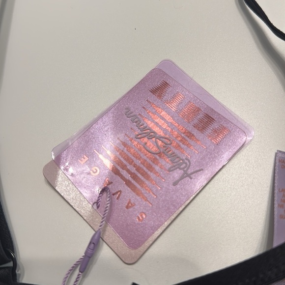 NWT Savage x Fenty Adam Selman Black Lace Sheer Bra - Picture 3 of 5